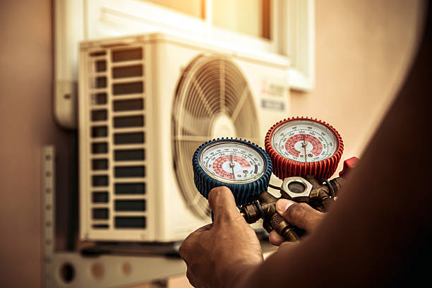 Professional Hvac Installation technician working in Orleans, MA